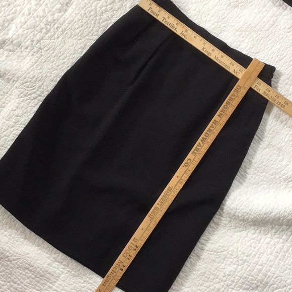 ⚜️ SAVILLE ‘Suit’ Black Jacket and Knee Length Skirt with Pockets - Picture 10 of 12